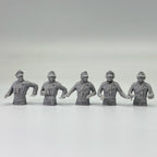 1/35 German Tank Commander Set (5 Fig) Resin Kit | Full/Half Body Vers.