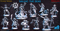 Sailing the Seas Miniatures (Full Set) | Fantasy Miniature | RN Estudio