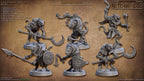 Ratkin Miniatures | Sandfang Ratkin | Fantasy D&D Miniature | Artisan Guild