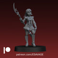 Saturn | Sailor Scouts | Fantasy Miniature | Ethan Savage Studios