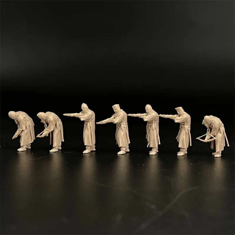 1/72 Scale Teutonic Order / Medieval Knight Cavalry & Crossbowman Resin Figure Set (23 Figures) - Battle of Tannenberg