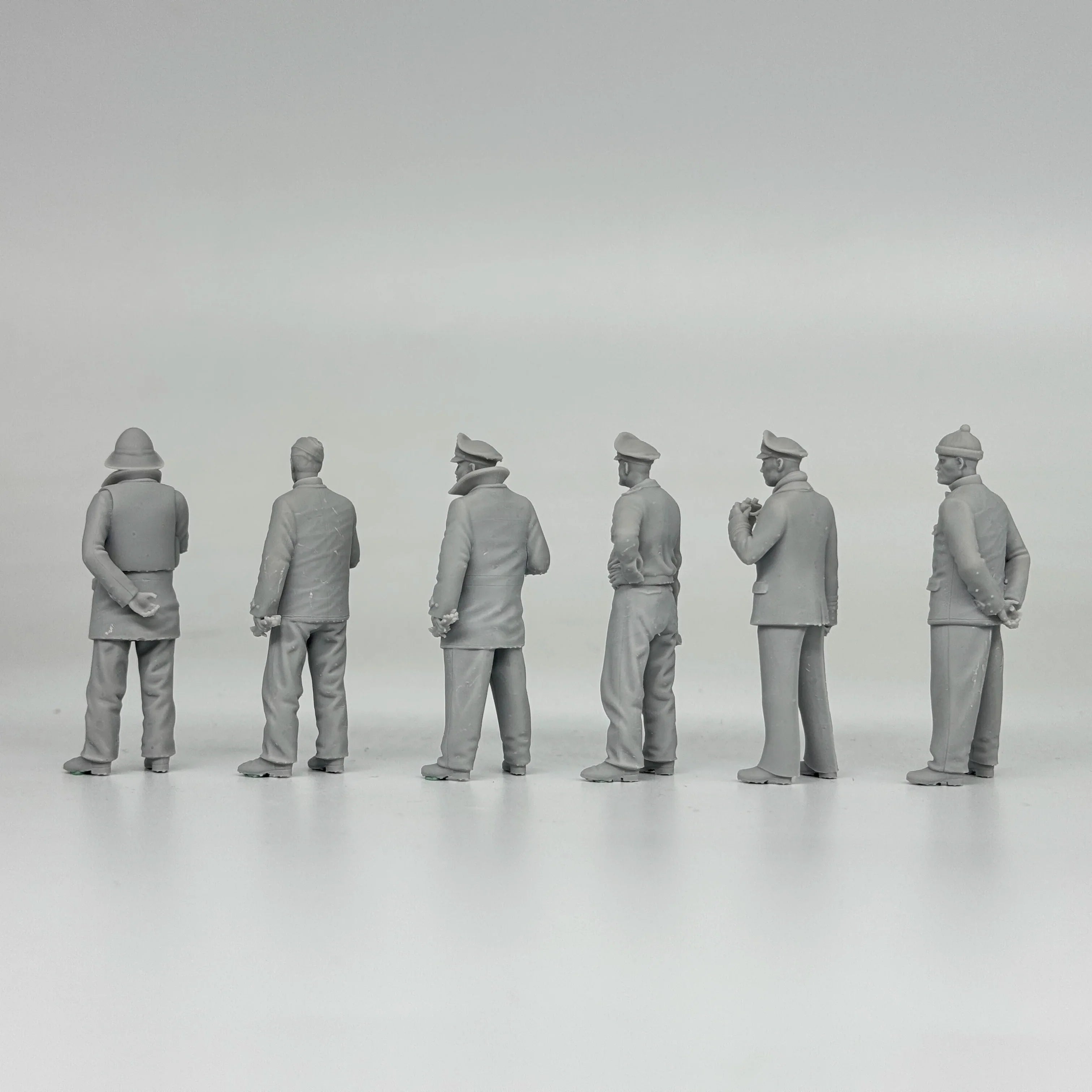 1/35 German U-Boat Crew (6 Fig) Resin Kit | Kriegsmarine Miniature Set