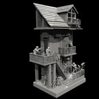 1/35 Scale Resin Soldier Figure Scene | Counter-Terrorism Diorama (8 Soldiers + Scene Platform) | Self-Assembled Model Kit