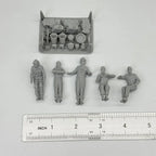 1/35 German PzKpfw IV Tank Crew (5 Fig) Resin Kit | Diorama Accessories