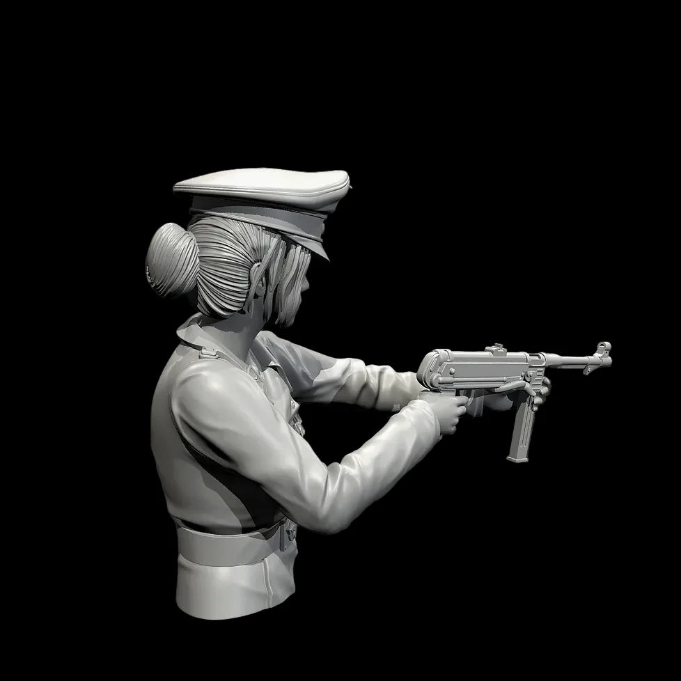 1/35 Scale WWII German Army Female Officer Bust