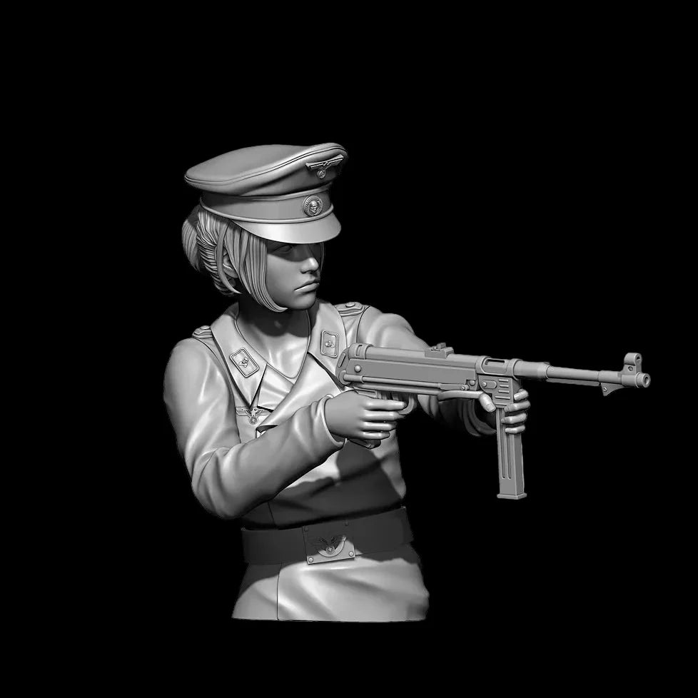 1/35 Scale WWII German Army Female Officer Bust