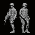1/35 Scale Modern Tactical Assault Team Resin Figure Set (x2)