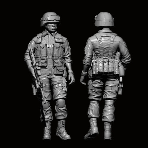 1/35 Scale Modern Tactical Assault Team Resin Figure Set (x2)