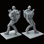 1/24 Scale US Navy SEAL Assaulter Resin Figure Kit - Bearded Operator Rifleman Miniature