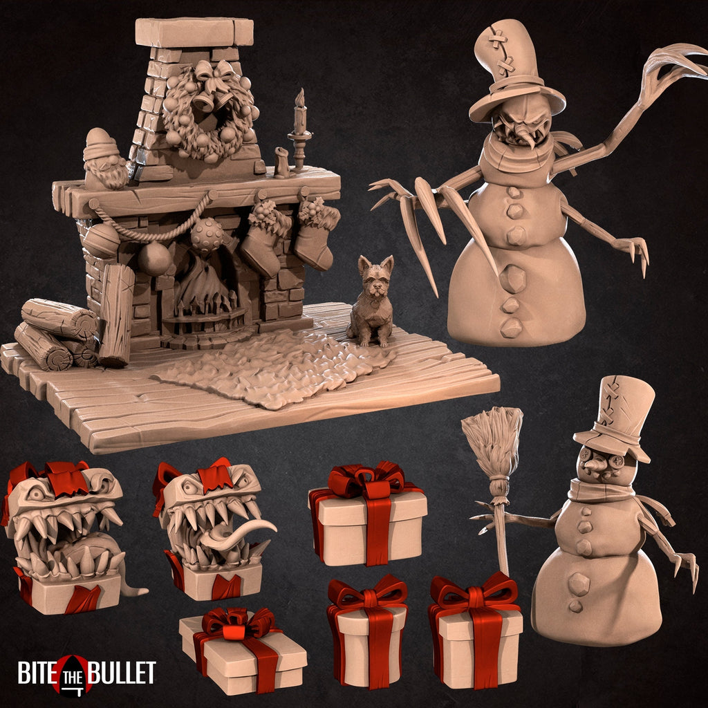 Scenery | Bullet Town Christmas | Fantasy Miniature | Bite the Bullet