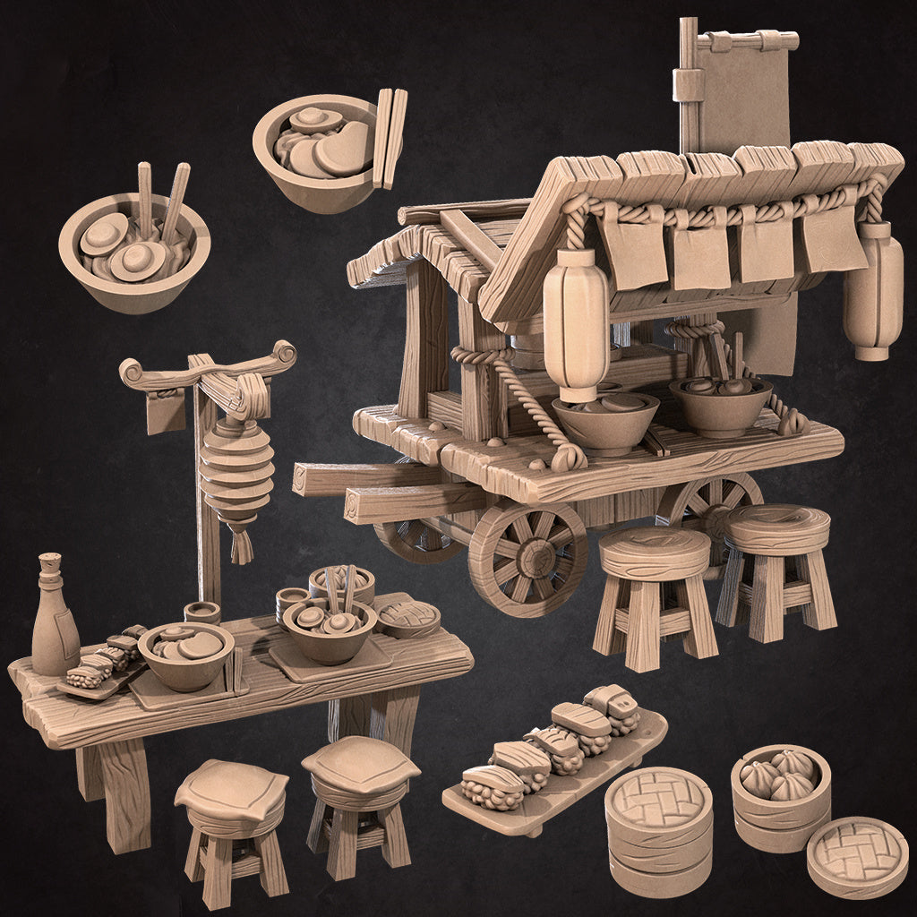 Scenery Miniatures | Japanese Bullet Town | Bite the Bullet