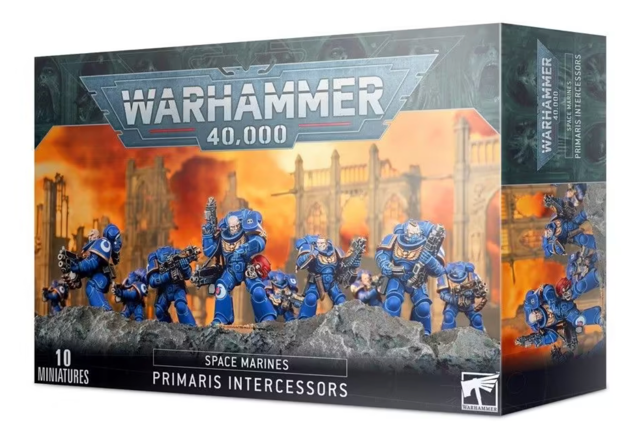 Warhammer 40K: SPACE MARINES PRIMARIS INTERCESSOR Squad