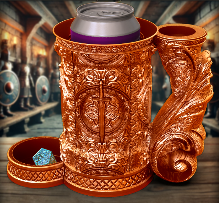 Fighter Tankard Tower and Dice Vault