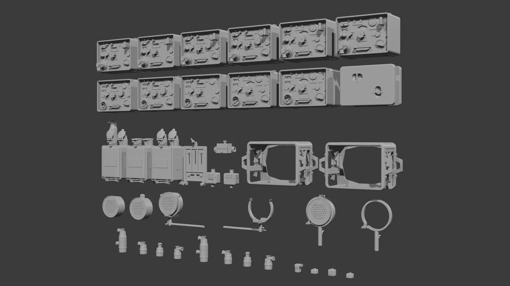 1/35 German Radio Equipment & Soldier Resin Kit | WW2 Communications