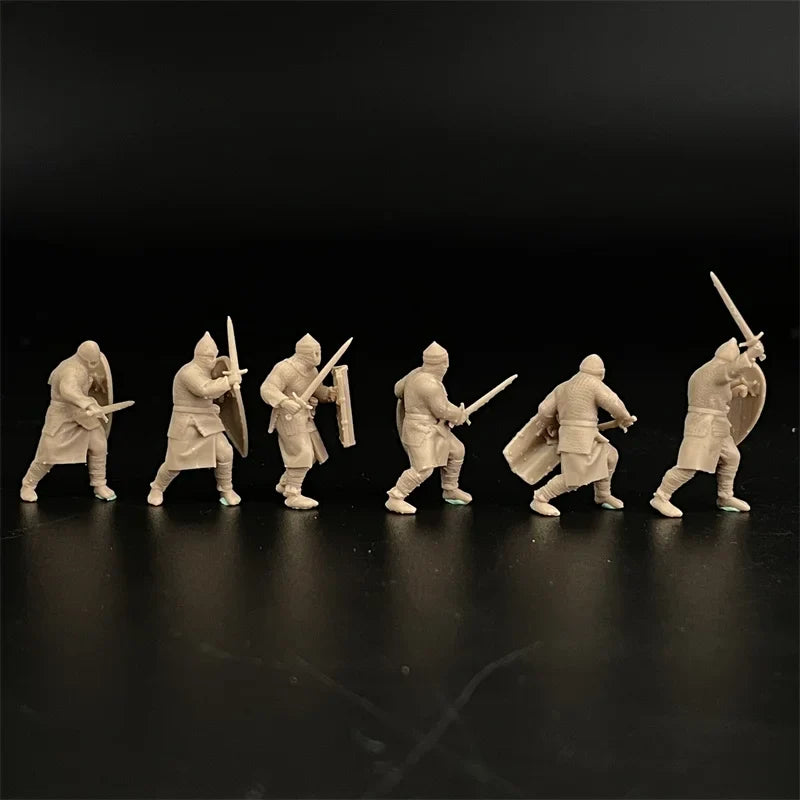 1/72 Scale Teutonic Order / Medieval Knight Cavalry & Crossbowman Resin Figure Set (23 Figures) - Battle of Tannenberg