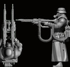 1/35 Scale "Prussian God of War" Heavy Machine Gunner Resin Figure - Historical-Fantasy Kit