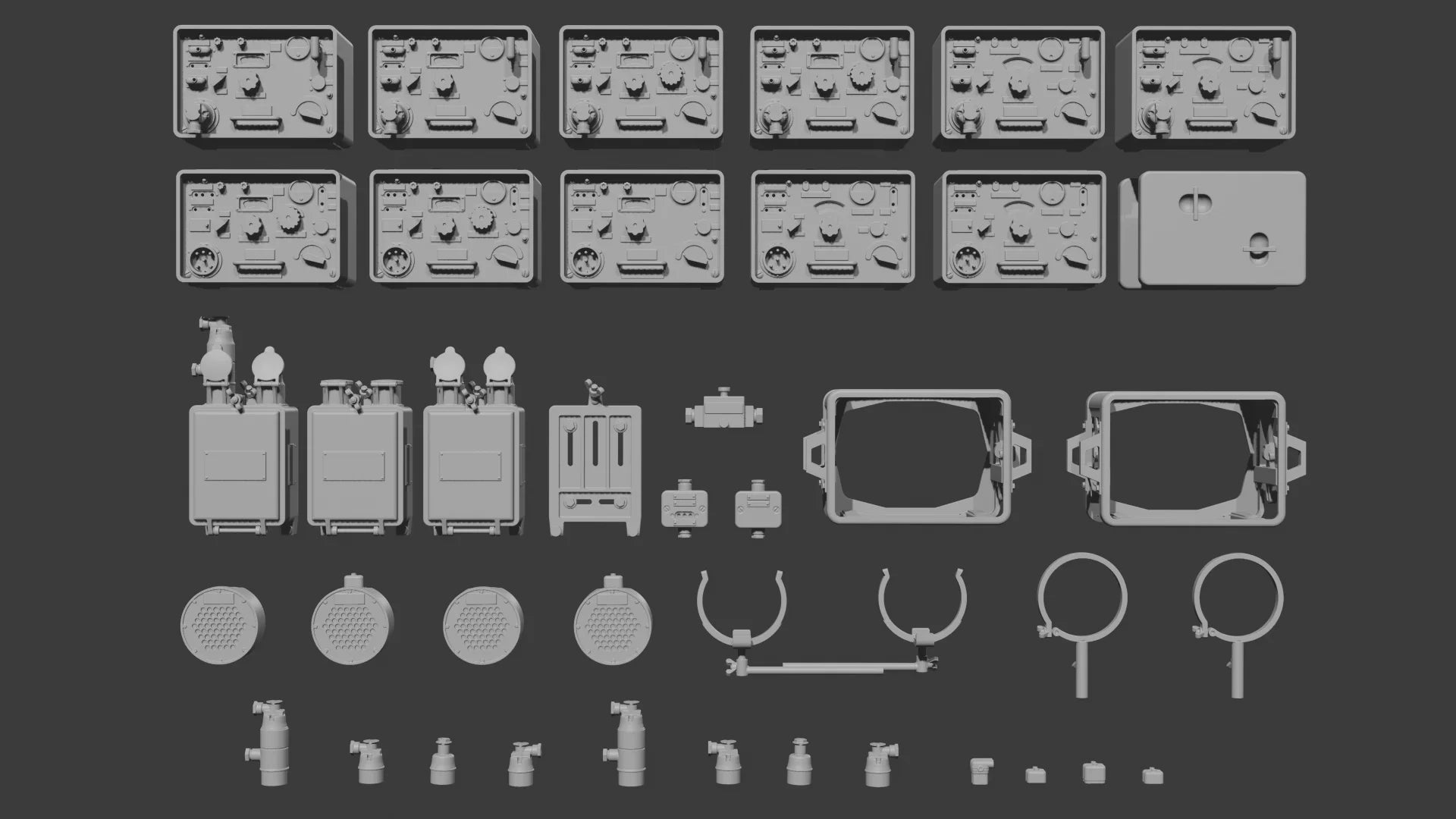 1/35 German Radio Equipment & Soldier Resin Kit | WW2 Communications