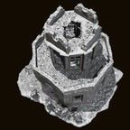 1/35 Scale WWII Winter Squad (x5) and Ruined European Church Diorama Set - Battle Scene Kit