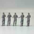 1/35 German Tank Commander Set (5 Fig) Resin Kit | Full/Half Body Vers.