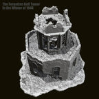 1/35 Scale Ruined Bell Tower WWII Diorama Base - "Forgotten Bell Tower in Winter of 1944" Terrain Kit