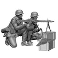1/35 Scale WWII German Gunner Team Resin Model Figures | Unassembled & Unpainted Military Kit