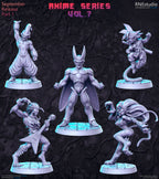 Anime Series Vol 7 Miniatures | Fantasy Miniature | RN Estudio