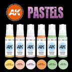 AK Interactive 3rd Gen Acrylic Pastels Colors Set (AK11607)