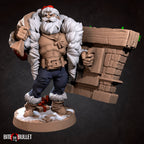 Sexy Klaus w/ Hearth | Bullet Town Christmas | Fantasy Miniature | Bite the Bullet