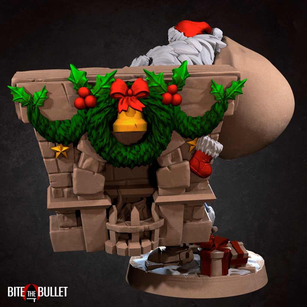 Sexy Klaus w/ Hearth | Bullet Town Christmas | Fantasy Miniature | Bite the Bullet
