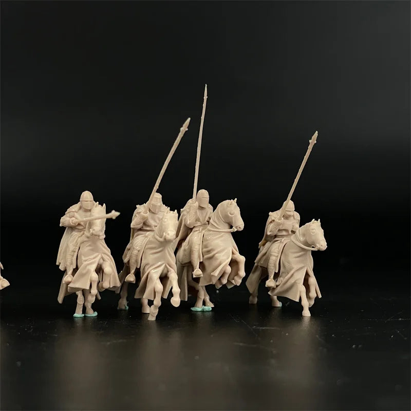 1/72 Scale Teutonic Order / Medieval Knight Cavalry & Crossbowman Resin Figure Set (23 Figures) - Battle of Tannenberg