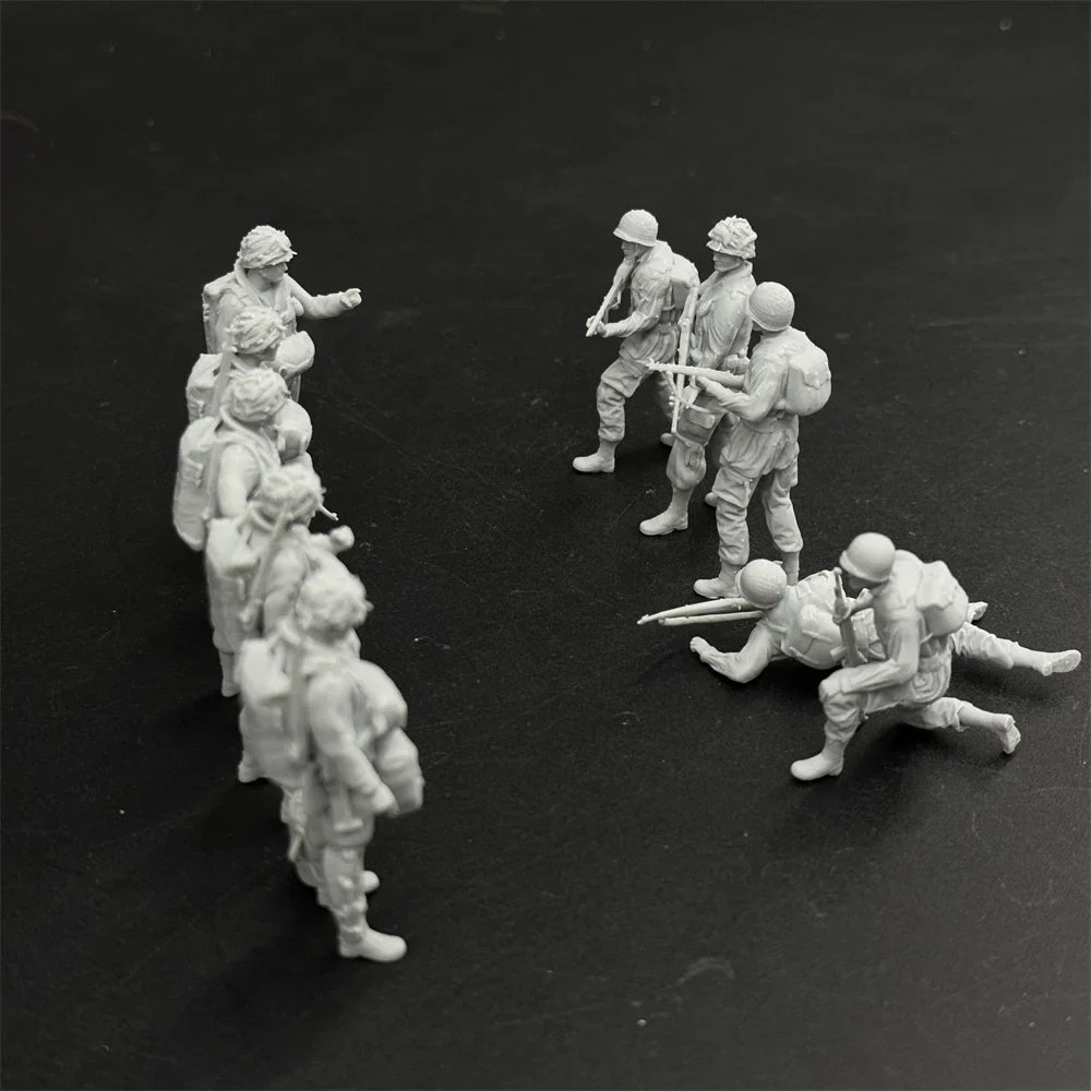 1/35 US Paratroopers Action Pack (10 Fig) Resin Kit | WWII Airborne
