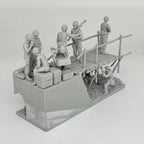 1/35 Vietnam Bridge Ambush Diorama Resin Kit | Viet Cong & US/ARVN Figs