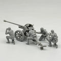 1/35 German PaK 38 Anti-Tank Gun w/ 4 Crew Resin Kit | WW2 Military