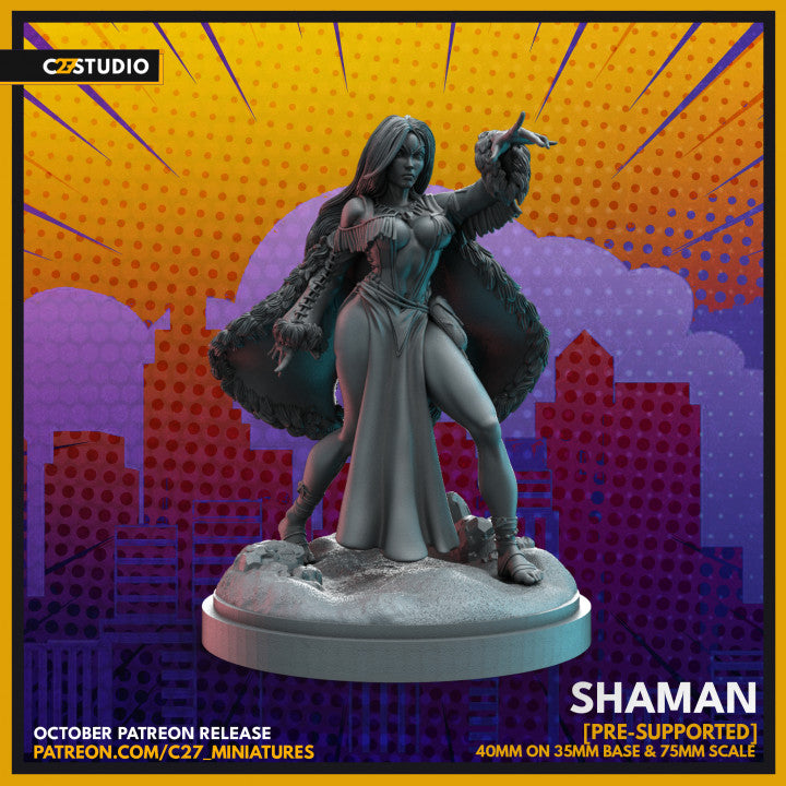Shaman | Heroes | Sci-Fi Miniature | C27 Studio
