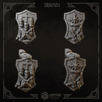 Shields Pack | Eternal Crusaders | Conversion Bits For 28mm 32mm Sci-fi Marines