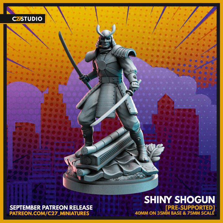 Shiny Shogun | Heroes | Sci-Fi Miniature | C27 Studio