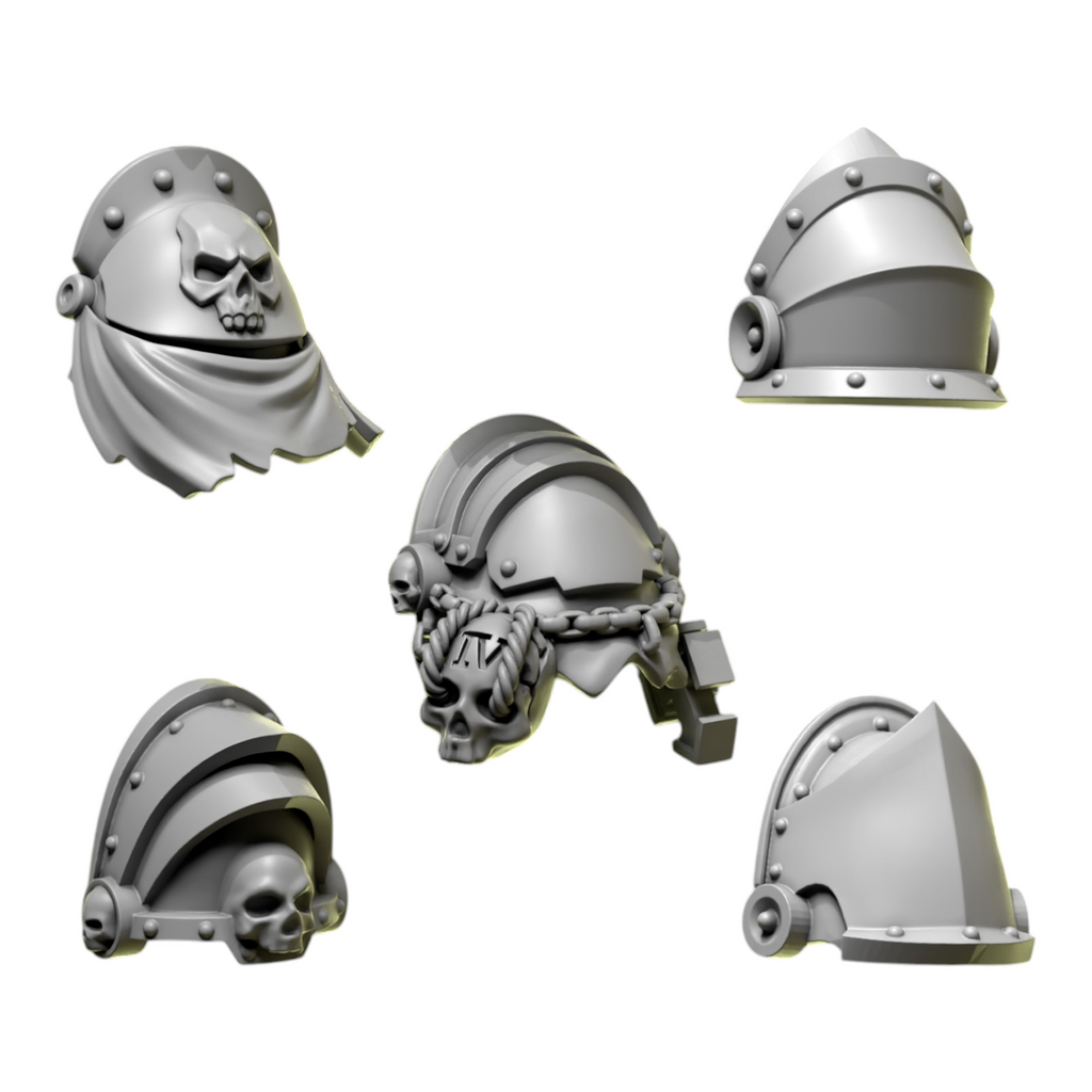 Shoulder Pad Pauldrons 3 | Eternal Pilgrims | Conversion Bits For 28mm 32mm Sci-fi Marines