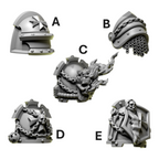 Shoulder Pad Pauldrons 4 | Eternal Pilgrims | Conversion Bits For 28mm 32mm Sci-fi Marines