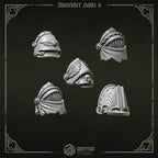 Shoulder Pad Pauldrons 8 | Eternal Pilgrims | Conversion Bits For 28mm 32mm Sci-fi Marines