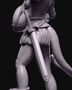 Sigrid Yalve - Tiefling Bard - 32mm / 75mm Scale Miniature