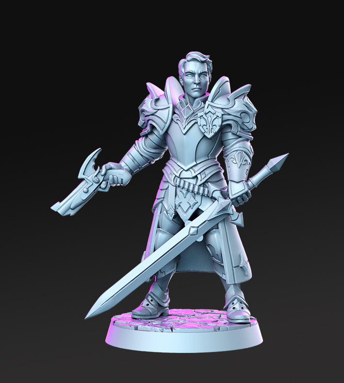 Paladin Artificer Sir Kris | Royal Guard Vol 2 | Fantasy Miniature | RN Estudio