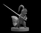 Sir Nutsalot the Squirrel Paladin 28mm Scale Miniature