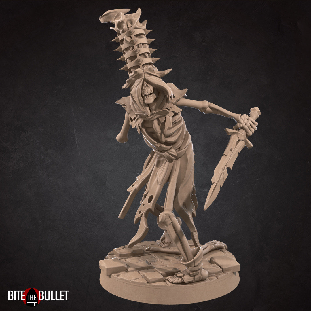 Skeleton Miniatures | Dungeon Undead | Fantasy Miniature | Bite the Bullet