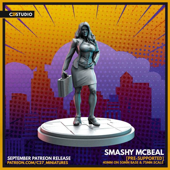 Smashy McBeal | Heroes | Sci-Fi Miniature | C27 Studio