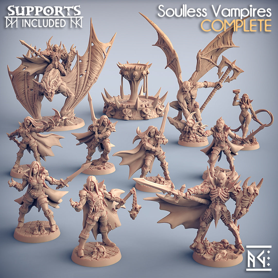 Soulless Vampires Miniatures | Fantasy D&D Miniature | Artisan Guild