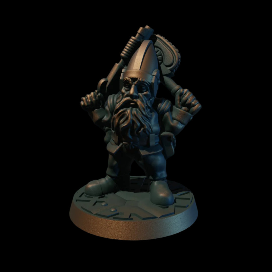 Space Dwarf Shotgun Axe