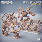 Sparksoot Goblin Miniatures (Full Set) | Fantasy D&D Miniature | Artisan Guild