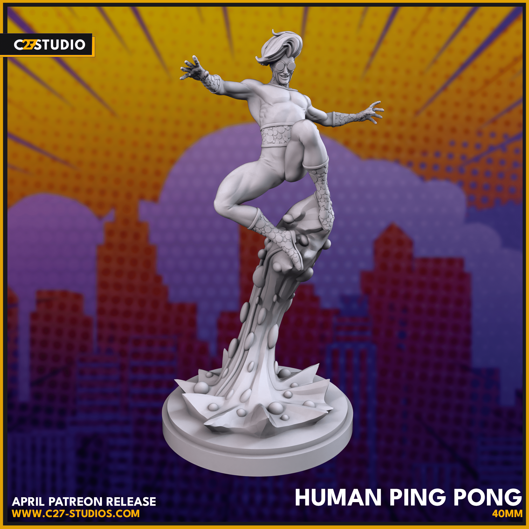 New Warriors | Super Hero Sci-Fi Miniature | C27 Studio