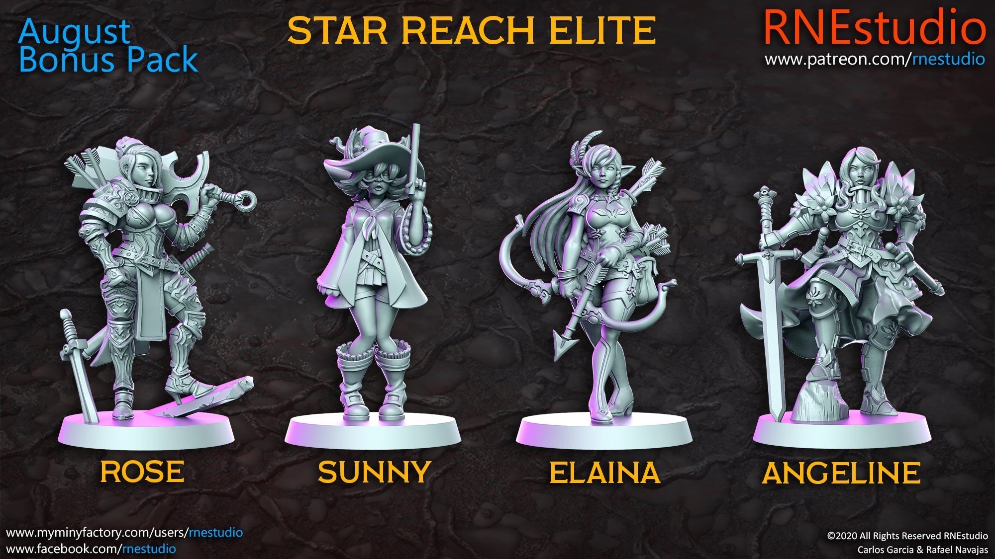 Star Reach Elite Miniatures | Fantasy Miniature | RN Estudio