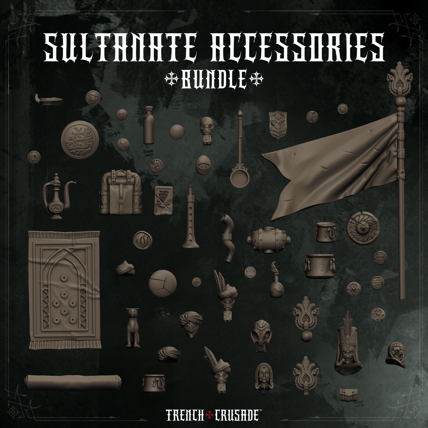 Trench Crusade - Sultanate Accessory Sprue